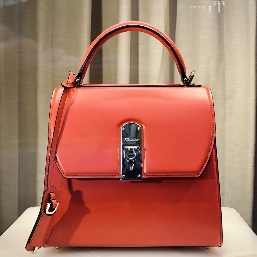 Salvatore Ferragamo Box Calf Top Handle