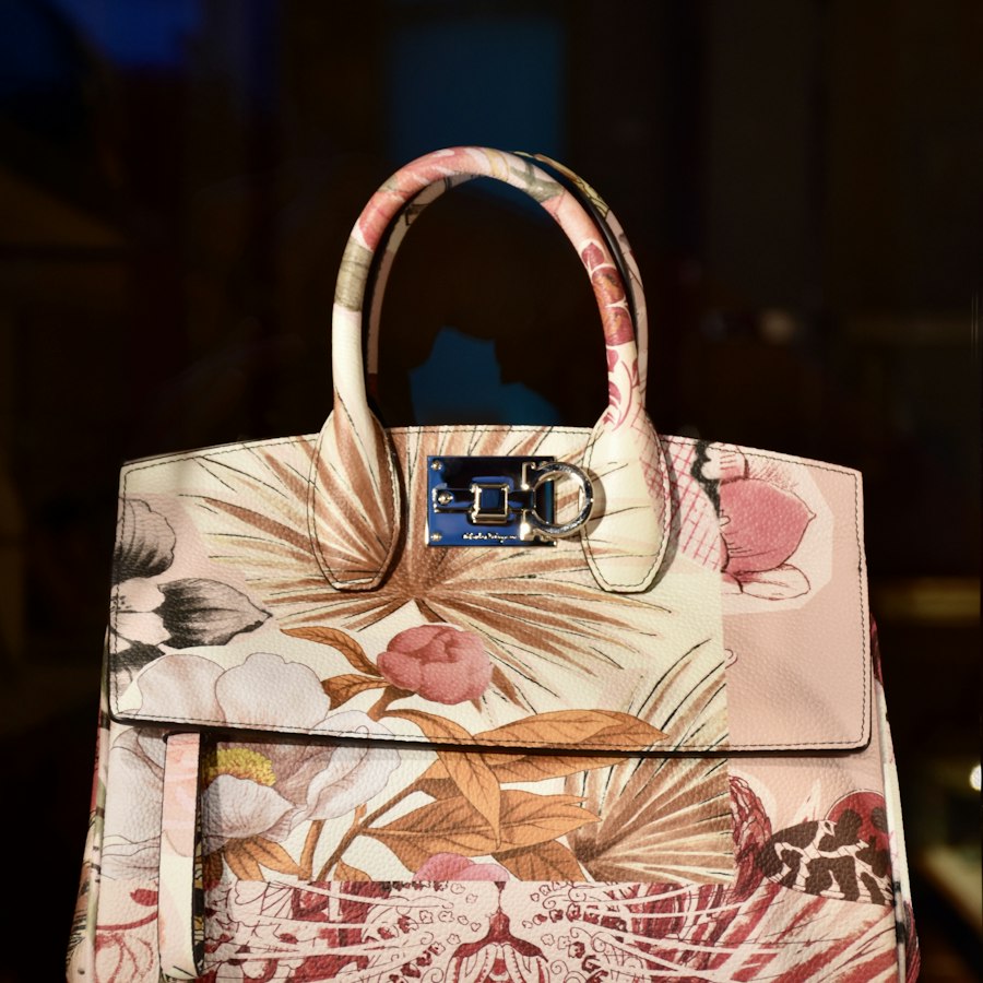Salvatore Ferragamo フローラルプリント トップハンドル