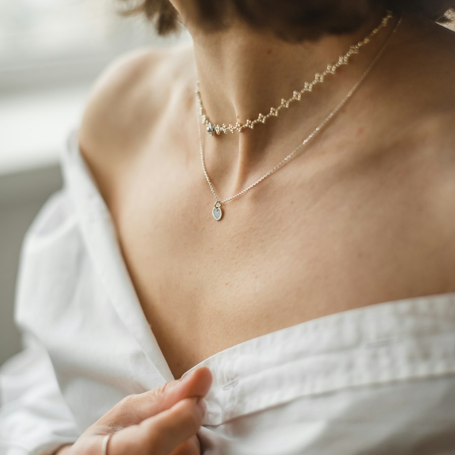 Chanel Layered Heart Necklace